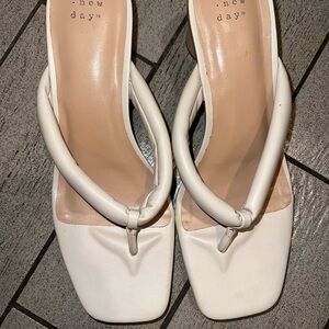 A New Day Women's Cream Heels